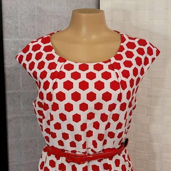 BRAND NEW CONNECTED APPAREL CAP SLEEVE SHEATH DRESS - Picture 11 of 13